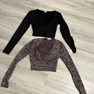 Aritzia wilfred crop longed sleeves